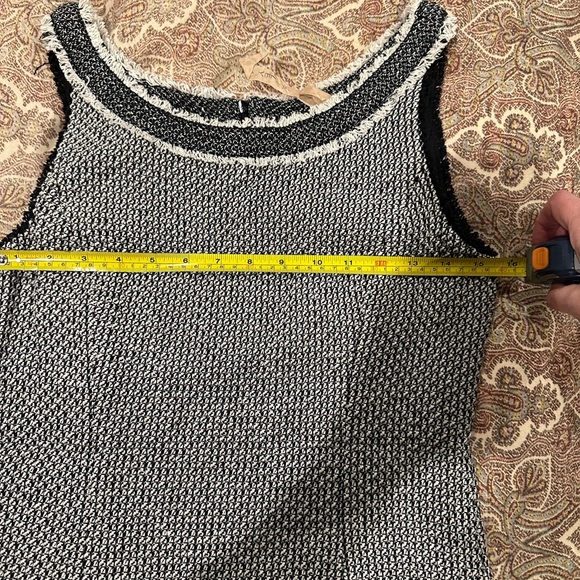 Bailey 44 Black & White Sleeveless Tweed dress Size 8 - Picture 12 of 12